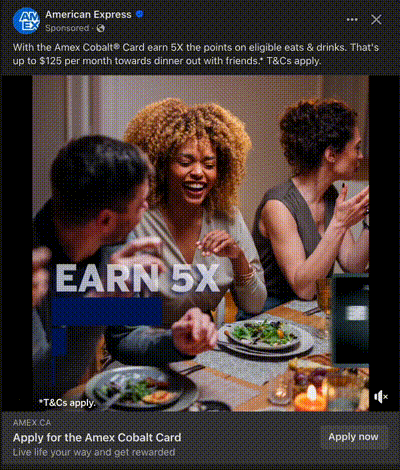 Meta advertising: what you need to know 15 American Express Video Ad